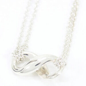 TIFFANY Co Infinity Necklace Sterling Silver